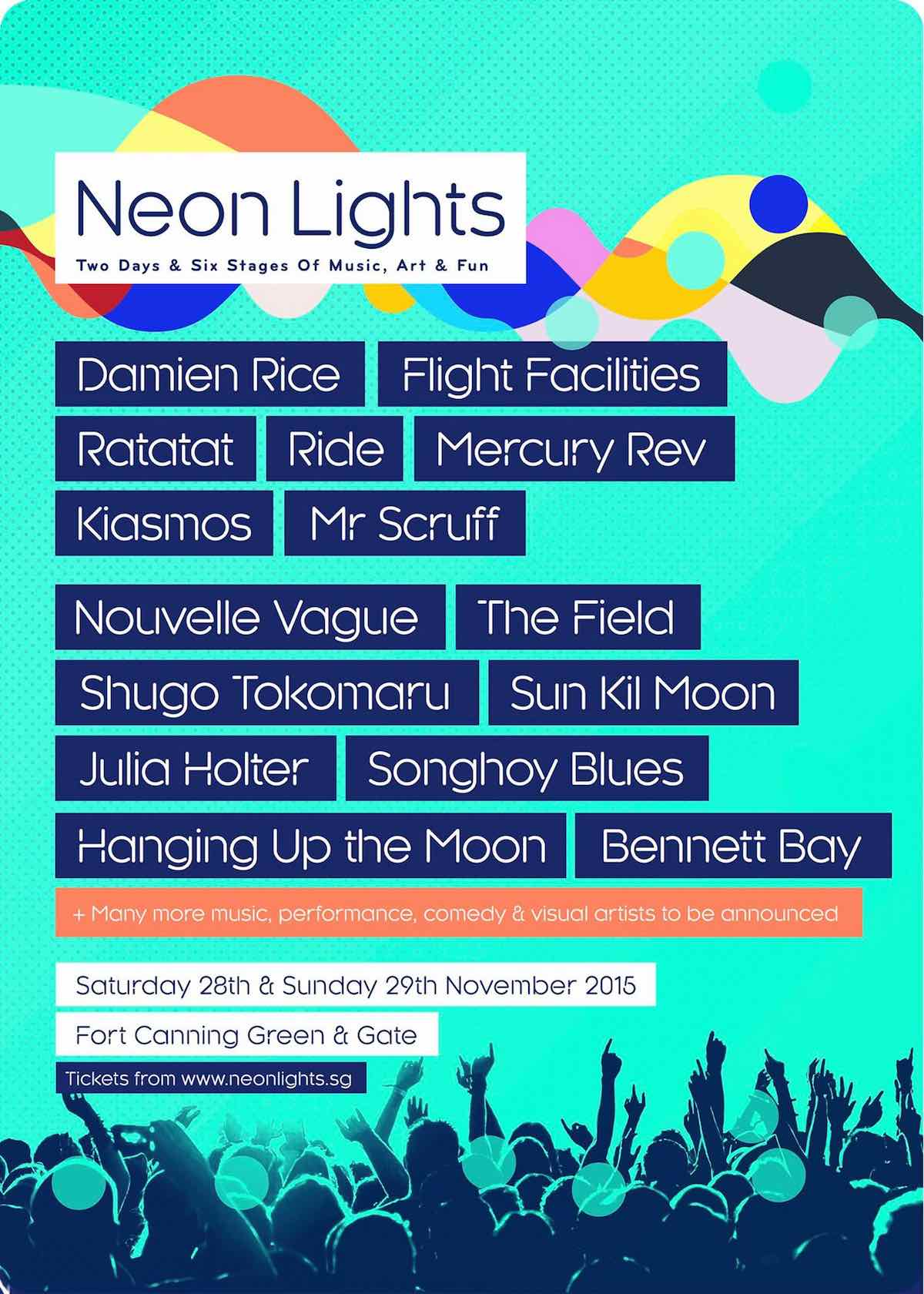 Neon Lights festival poster