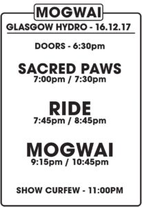 Stage times