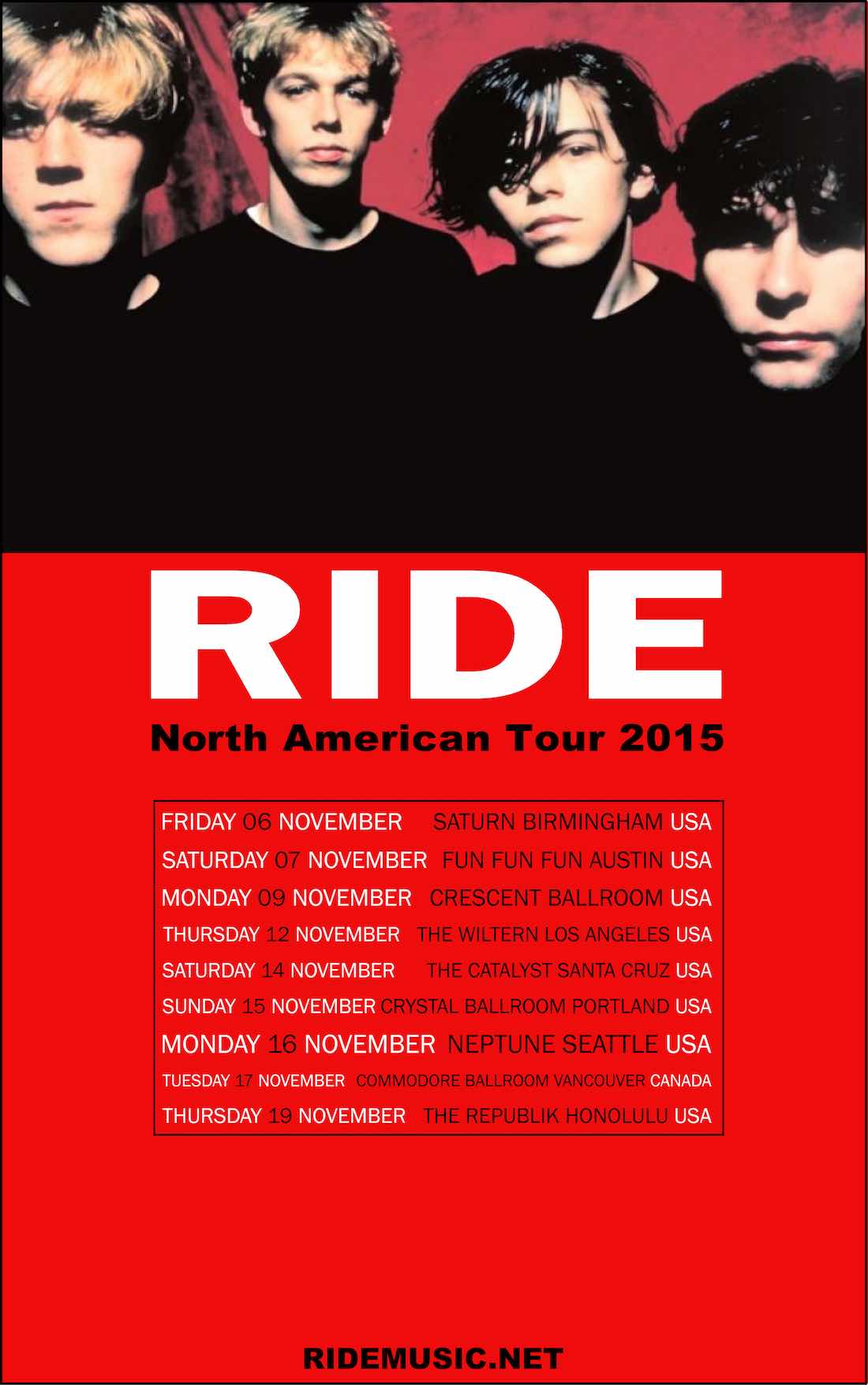US tour poster