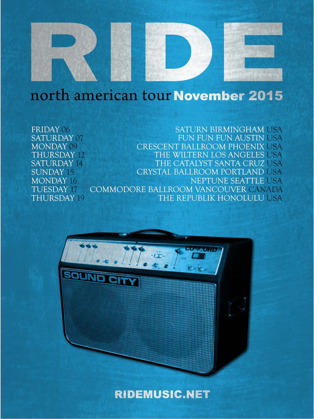 US tour poster